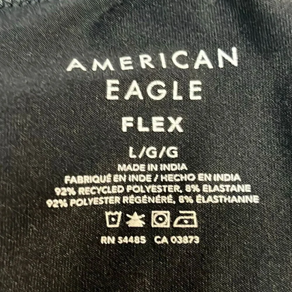Lot of (2) American Eagle Black Boxer Briefs Size Large